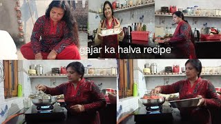 आज का पूरा दिन मेरा इसे बनाने में निकल गया gajar ka halva winter recipe#vlog