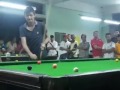 Champion Snooker di Beaufort Sabah Tapau Semua Bola