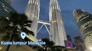 Twin Tower kuala lumpur | walking From bukit bintang to KLCC tower  by bridge