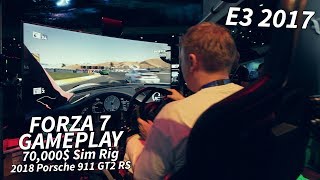 Forza 7 - Gameplay on a 70,000$ rig - 2018 Porsche 911 GT2 RS - E3 2017 by Tanel