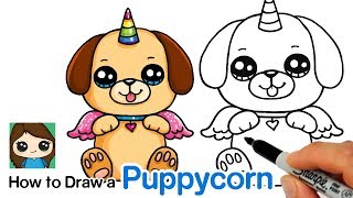 How to Draw a Puppycorn | Doggycorn