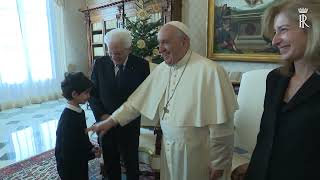 Il Presidente Mattarella incontra Papa Francesco (16.12.21)