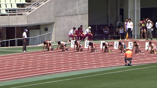 第94回関西学生陸上競技対校選手権大会　男子2部100ｍ準決勝3組