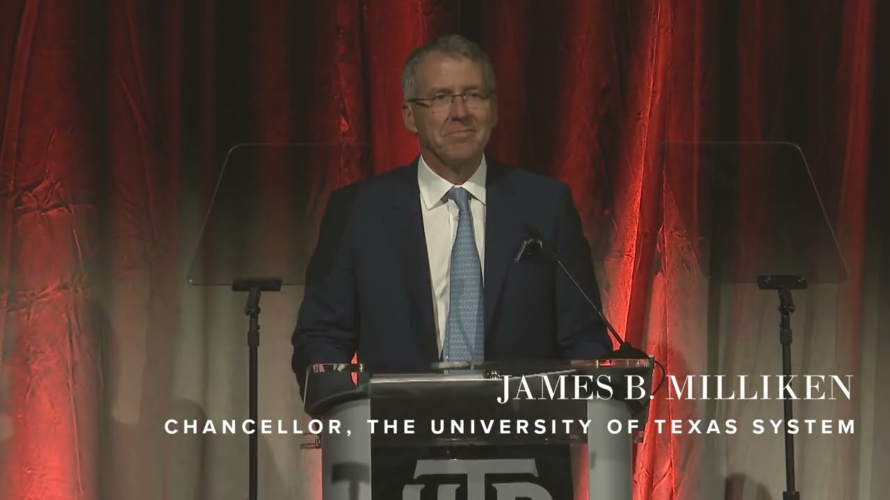 Remarks By James B. Milliken, Chancellor Of The University Of Texas ...