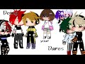 []✨Mha/Bnha Dares✨[] Part 1 👍🏻 []🧡💚BkDk+KrKm💛💖[] ft. My bestie💞[] FW in the end? []