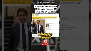 Biggest Online Petition Aims to Remove Trudeau in Canada #justintrudeau #canada #canadian #news