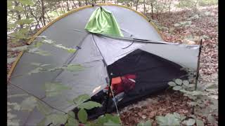 Weserberglandweg 8 Tage Frau alleine mit Zelt im Wald