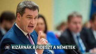 A német szavazók kizárnák a Fideszt az Európai Néppártból 19-03-16