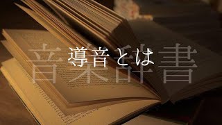 導音【音楽辞書(毎日投稿)】