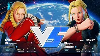 スト5 日本一かりんVS強豪キャミィ 「EX天狐は対空で使うもの」 ［SF5 ikki_ailurus(karin) vs kawawa(cammy)］