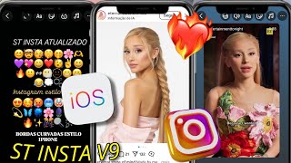 SAIU🌸 ST INSTA V9 INSTAGRAM ESTILO IPHONE NO ANDROID 2025