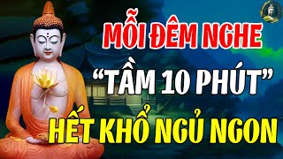 🔴Mỗi Đêm Nghe Thầy Giảng TẦM 10 PHÚT Thân Tâm AN LẠC...HẾT KHỔ NGỦ CỰC NGON | Audio Lời Phật Dạy