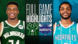 Hornets at Bucks | FULL GAME HIGHLIGHTS | 2024 NBA Season