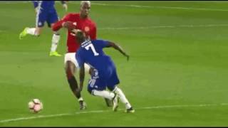 Chelsea vs manchester united(man u)  kante destroys pogba