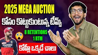 Ipl 2025 Mega Auction Retention Updates Rtm In 2025 Ipl Telugu Buzz