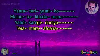 Tere Jaisa Yaar Kahan Karaoke with lyrics _ Kishore Kumar