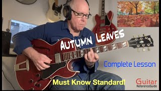 Autumn Leaves Complete Guitar Lesson