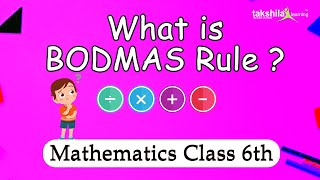 BODMAS Rule - Maths - CBSE Class 6th [ bodmas | class vi ]