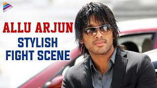 Allu Arjun Stylist Fight Scene | Arya Ek Deewana Movie | Allu Arjun Hindi Dubbed Movies | Kajal