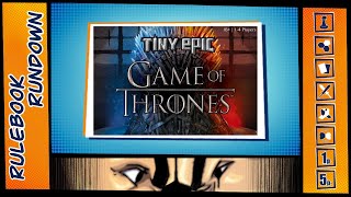 Tiny Epic Game of Thrones | RULEBOOK RUNDOWN