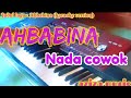 Karaoke AHBABINA YA AINI Nasidaria ( nada cowok ) Korg Pa700 || aziza music