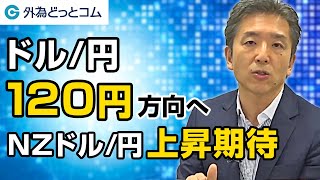 FX「ドル/円は120円方向へ！NZドル/円は上昇期待」【志摩 力男氏】