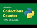 Python HackerRank Solutions: collections.Counter()