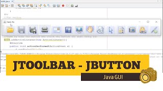 Java GUI - JToolbar - JButton