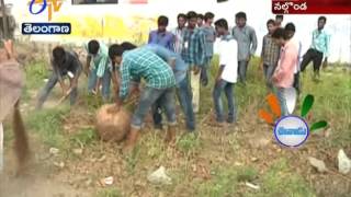 Nalgonda Kakatiya Degree College Students Conducts Swachh Bharth