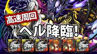 【パズドラ】ヘル降臨！(高速周回)【イルムPT】