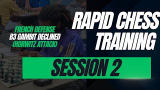 Rapid Chess Training Session 2