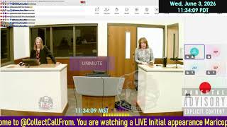Initial appearance Maricopa County Superior Court ARIZONA 06/03/2026 AM Stream