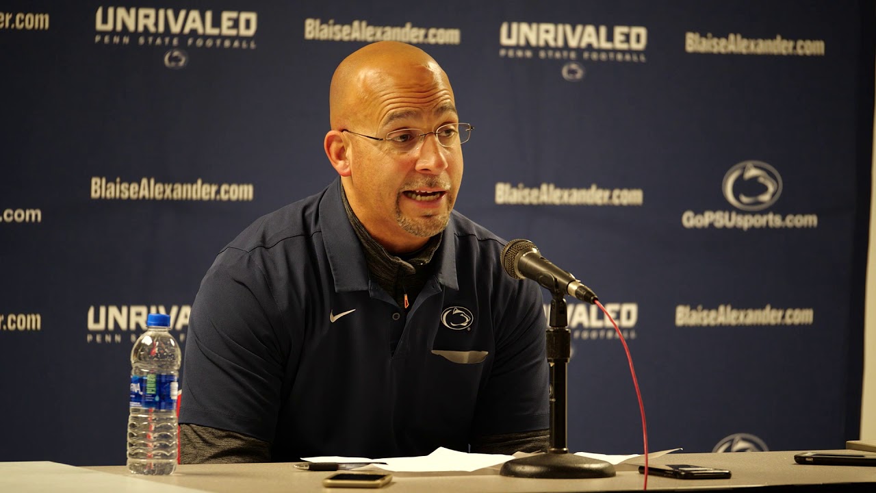 Penn State's James Franklin's Postgame Press Conference After Losing To ...