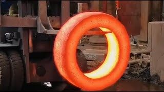 Really shot amazing large-scale forging process!