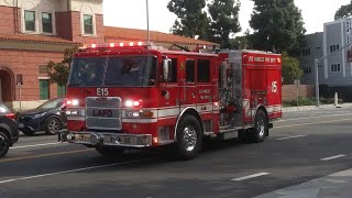 LAFD Engine 15 Responding