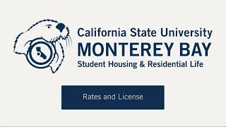 Student Housing & Residential Life Orientation: License and Rates