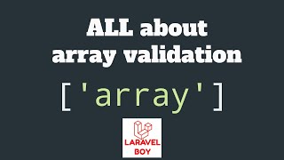 Laravel Validation tip | All about array validation . #freetopg #laravel #php
