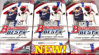 NEW RELEASE!  4 AUTOS/BOX!  2024 BOWMAN'S BEST BASEBALL CARDS!