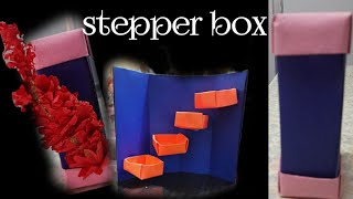 DIY Secret Stepper Box | Paper Craft | Secret Box/|#origami paper crafts by # | Gift ideas/umaart