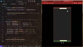 Build a Simple Pong Game Using HTML, CSS, and JavaScript - RAIN SOUNDS / NO TALKING