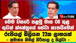 මෙම වසරේ පළමු මාස 08 තුළ ගුවන් ක්ෂේත්‍රයේ සේවා සැපයීමෙන් රුපියල් බිලියන 22ක ලාභයක්