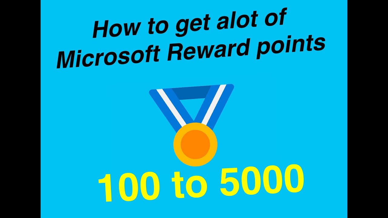 2021: How To Get A Lot Of Microsoft Reward Points! - YouTube