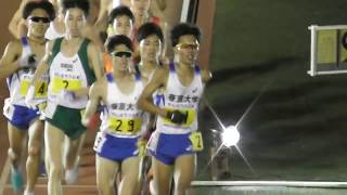 10000ｍ記録挑戦会10組後半 【箱根駅伝学生連合選考ﾚｰｽ】2017.11.25