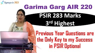 Toppers Talk Garima Garg AIR 220 | How to Prepare for UPSC | 3rd Highest in PSIR 283 Marks