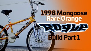 1998 Mongoose Rogue in Rare Orange - Build Part 1