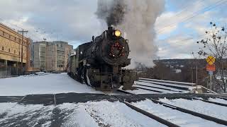 Steamtown: Rover In The Snow (With 3254s Whistle, 12/21/2024)