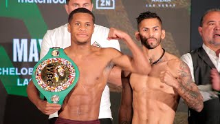 Devin Haney vs Jorge Linares THE FULL WEIGH IN AND FACE OFF! | Matchroom Boxing