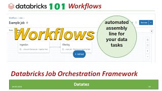 Databricks101:M10 Databricks Workflows