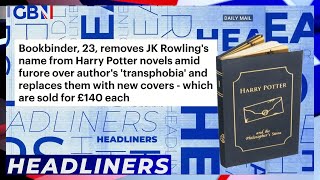 Bookbinder removes JK Rowling's name from Harry Potter novels amid furore over her 'transphobia' 🗞