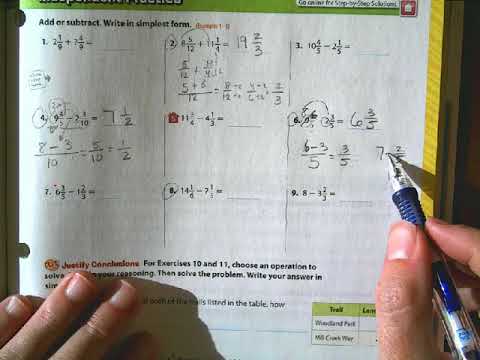 Math 7 Chapter 4 5 Homework Help Morgan Youtube